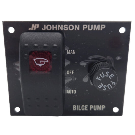 JOHNSON SWITCH PANEL SPX BILGE 3 WAY 12V 34-1224