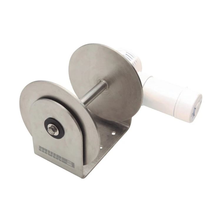 MUIR DW08 DRUM WINCH 800W 12V 316 S/S SEALED MOTOR