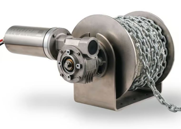 MUIR DRUM WINCH DFF08 COMBO 600W F/F 8MM/80MROPE 6MM/5MCHAIN