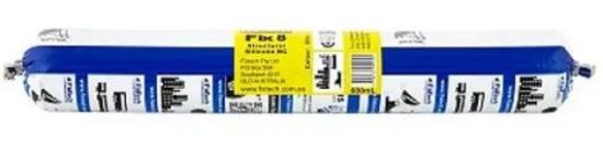 FIX8 STRUCTURAL GRADE SILICONE GREY 600ML (20)