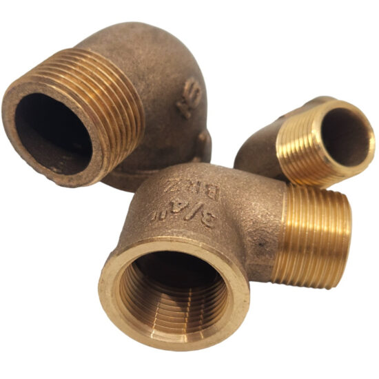 BRONZE ELBOW 1" M/F