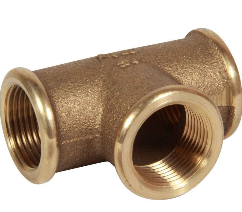 BRONZE EQUAL TEE 1 1/2"