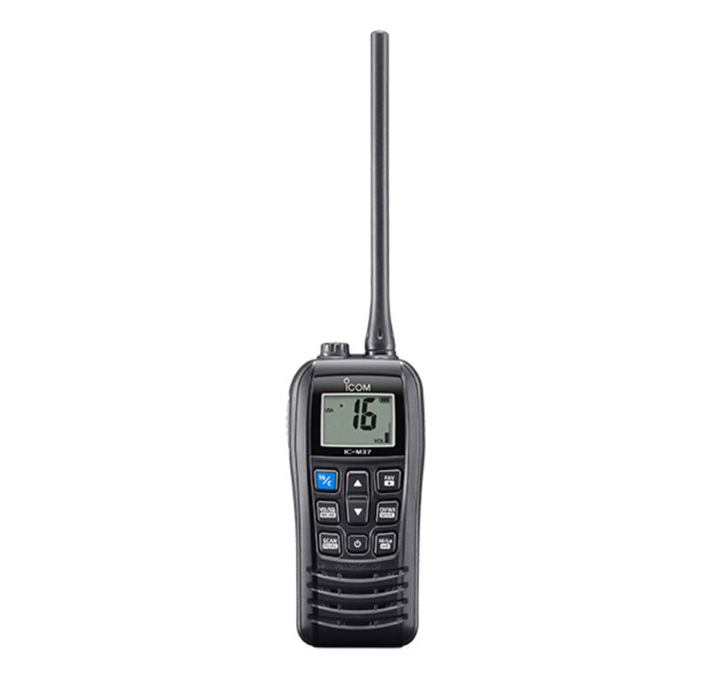 ICOM IC-M37E MARINE H/H VHF RADIO 5W FLOAT'N FLASH