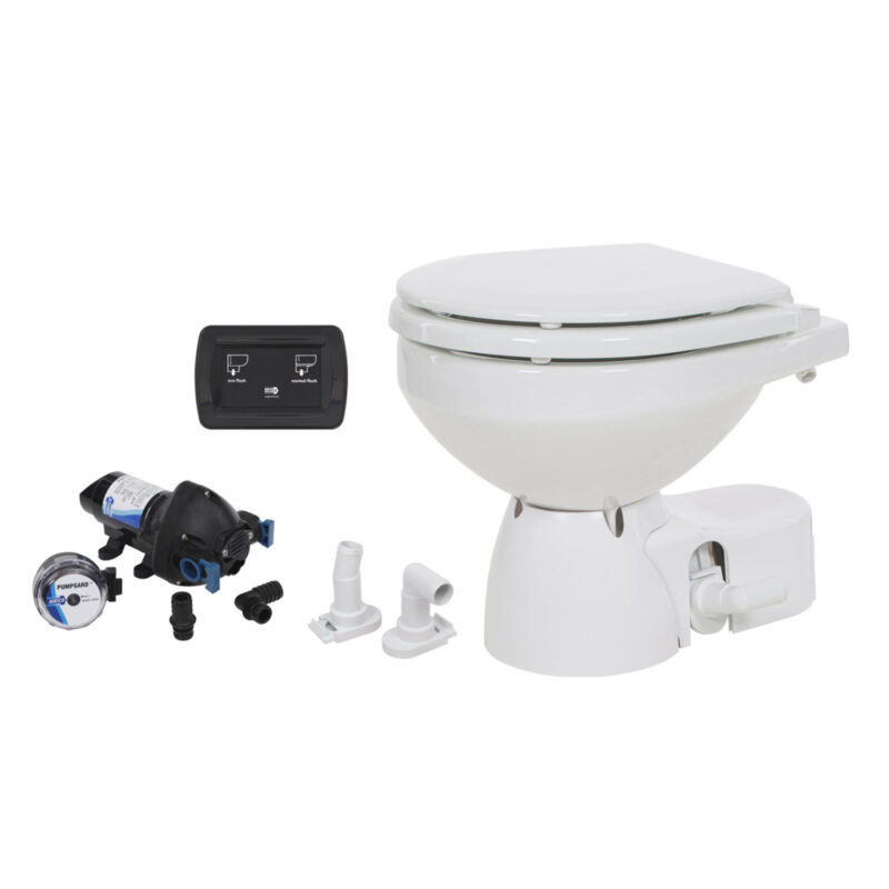 JABSCO TOILET 24V QFE2 REGULAR BOWL SALT WATER