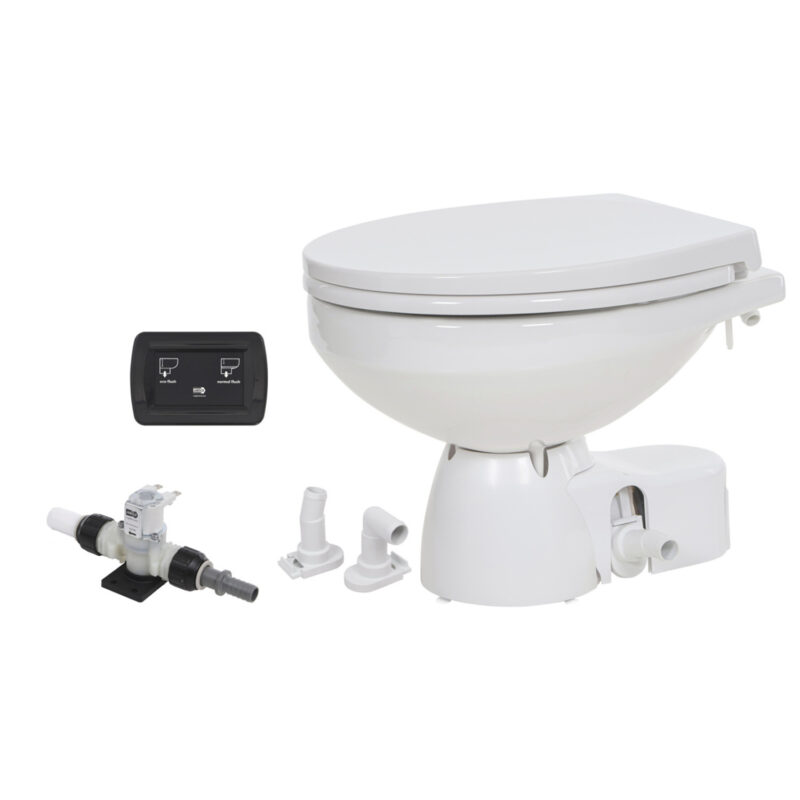 JABSCO TOILET 24V QFE2 REGULAR BOWL FRESH WATER