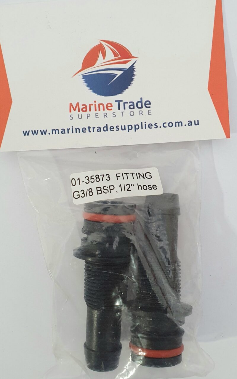 KLICKTITE 1/2" BARB 3/8" BSP 2 PACK