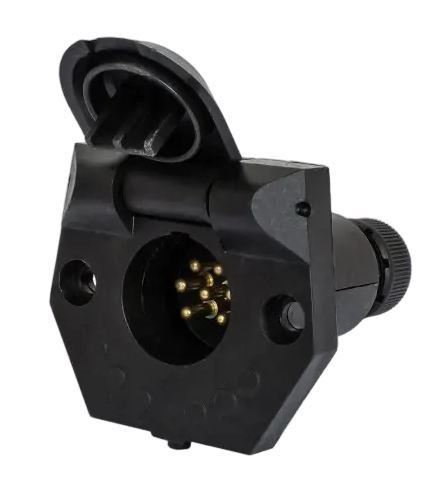 7 PIN SMALL ROUND TRAILER SOCKET