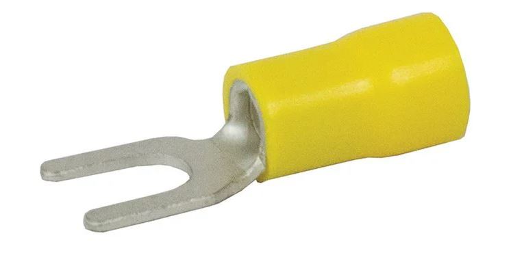 4MM YELLOW FORK - DOUBLE GRIP