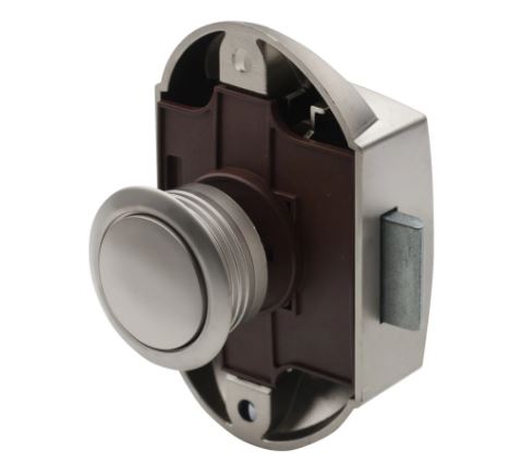VETUS PUSH BUTTON LOCK CHROMIUM PLATED BUTTON