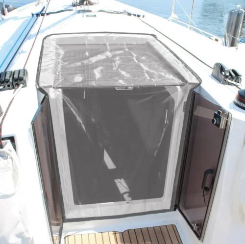 OCEANSOUTH BOAT COMPANIONWAY MOSQUITO NET GREY