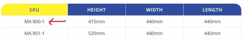 BOAT SEAT BOX 400MM WITH ACCESS HATCH - Image 3