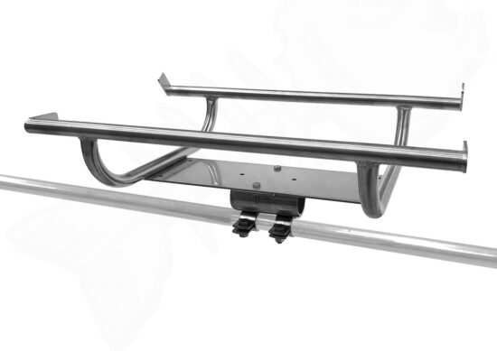 PORTABLE 316 S/S BBQ ROD HOLDER STAND RACK V1.0