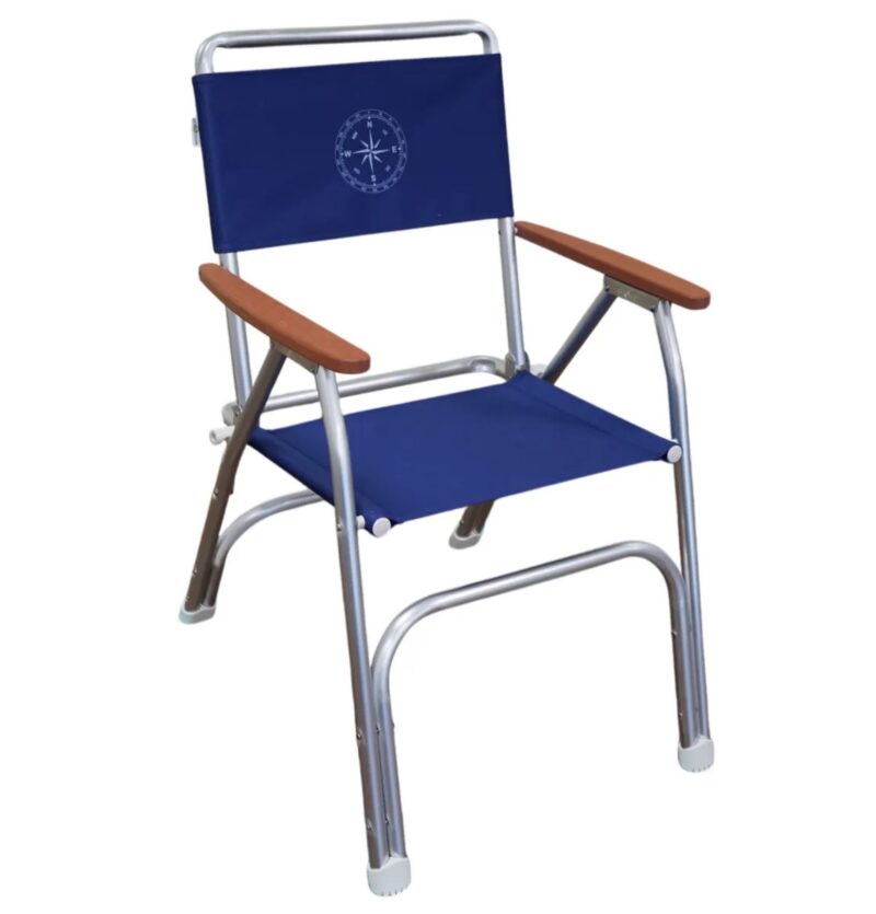 ALUMINUM DECK CHAIR PACIFIC BLUE