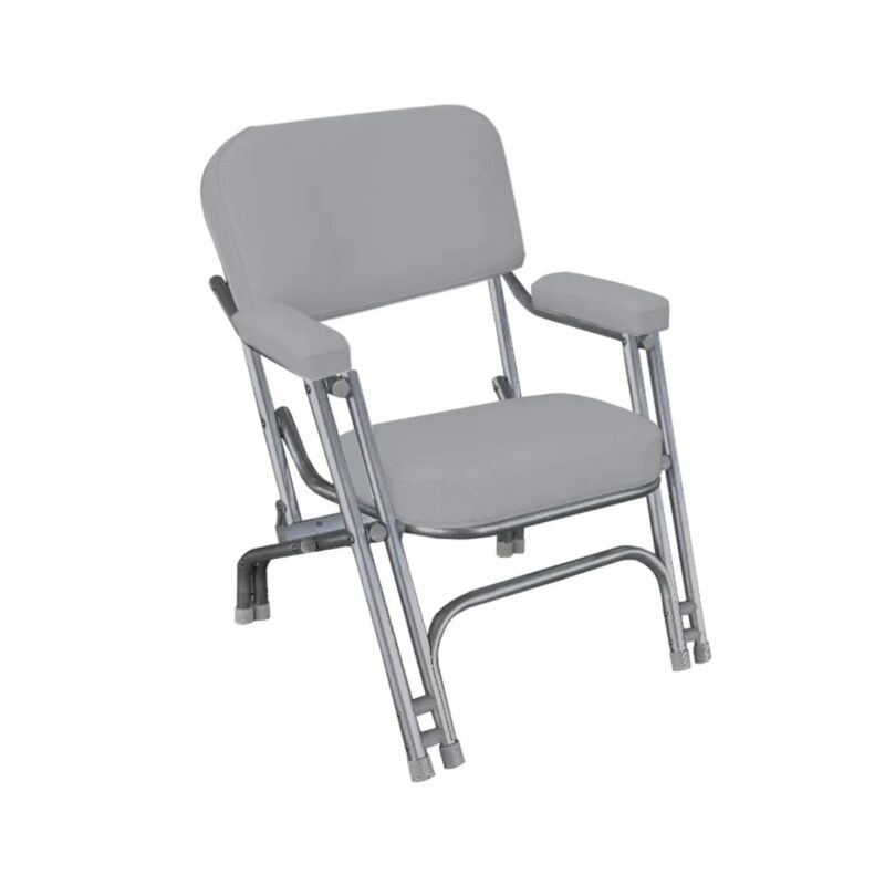 LARGE MARINE DECK & DOCK CHAIR STYLE A GRAY