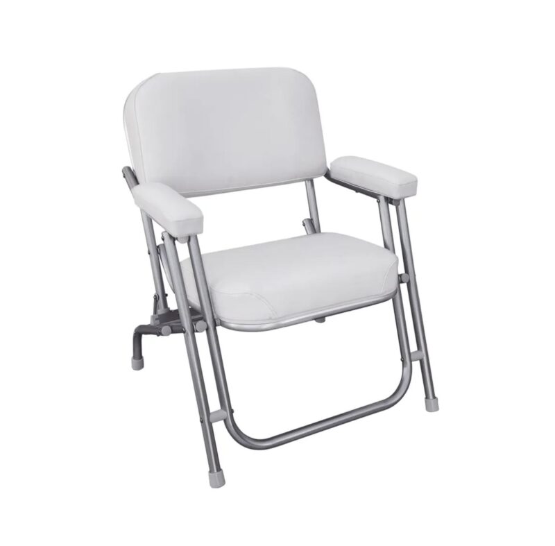 LARGE MARINE DECK & DOCK CHAIR STYLE A WHITE