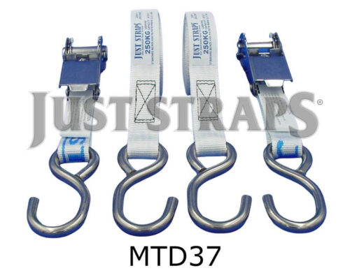 25MM X 1.5M SS LIGHT DUTY RATCHET HOOK TO HOOK