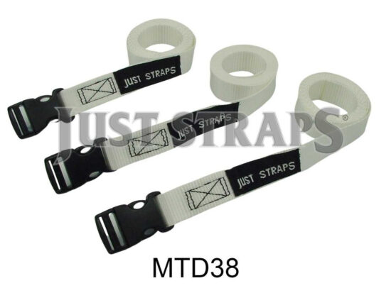 25MM X 1.5M WEBBING SAIL TIES (SET OF 3)