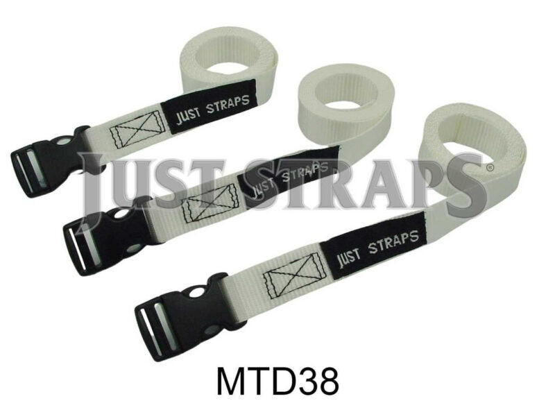 25MM X 1.5M WEBBING SAIL TIES (SET OF 3)
