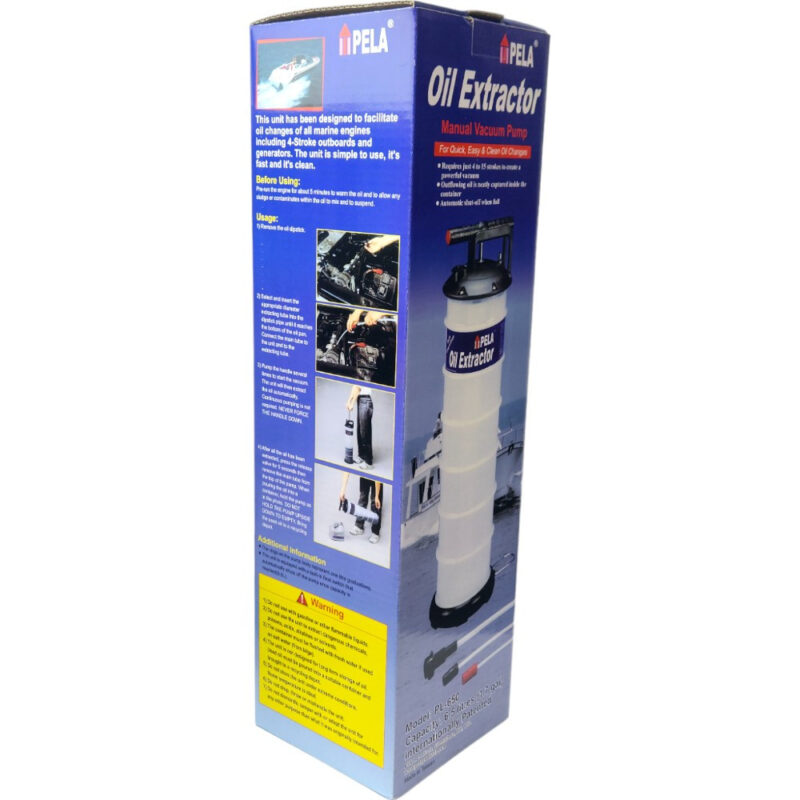 PELA 6.5L CYLINDRICAL VACUUM OIL PUMP - Image 2