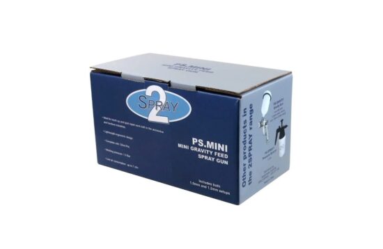 2SPRAY MINI GRAVITY GUN KIT 1MM & 1.2MM - Image 2