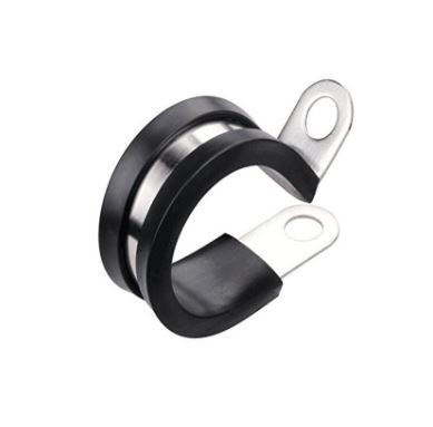 PIPE SUPPORT S/S RUBBER LINED 16M