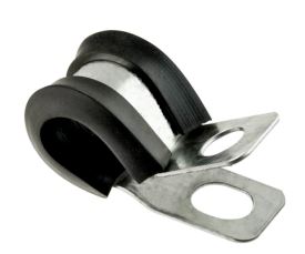 PIPE SUPPORT S/S RUBBER LINED 32MM