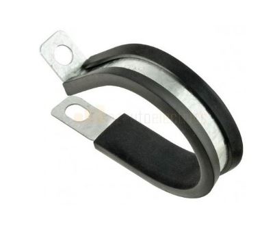 PIPE SUPPORT S/S RUBBER LINED 35MM