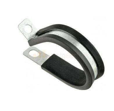 PIPE SUPPORT S/S RUBBER LINED 40MM