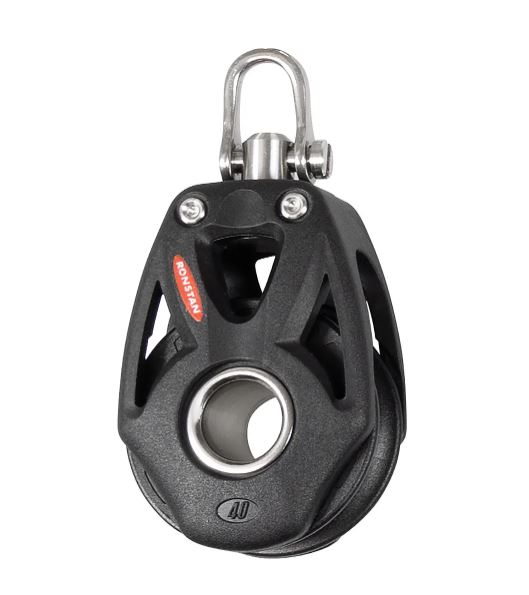 RONSTAN S40 BB ORBIT BLOCK SINGLE BECKET SWIVEL HEAD