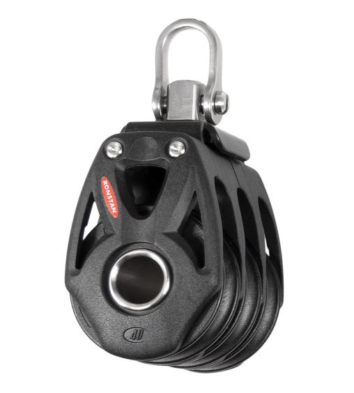 RONSTAN S40 BB ORBIT TRIPLE BLOCK SWIVEL SHACKLE HEAD