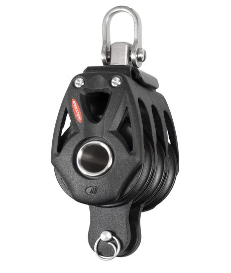 RONSTAN S40 BB ORBIT TRIPLE BLOCK SWIVEL SHACKLE BECKET