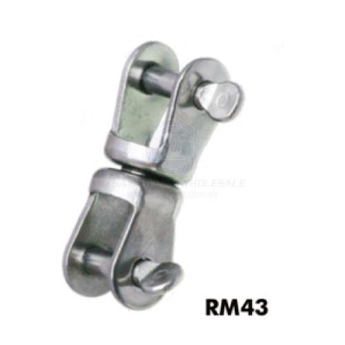 SWIVEL SHACKLE RILEY SS 3/16 PINS