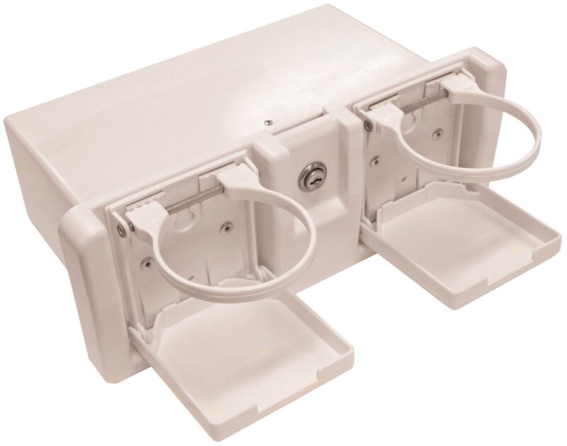 GLOVE BOX WHITE - DRINK HOLDER DELUXE