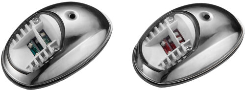 PORT & STARBOARD NAV LIGHT LED S/STEEL