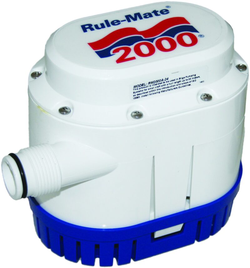 RULE MATE AUTO 2000 GPH 24V BILGE PUMP