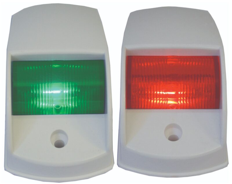 NAV LIGHTS PORT & STB PLASTIC WHITE