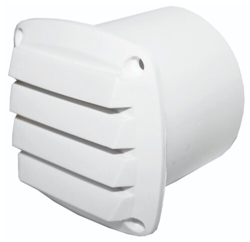 NYLON BLOWER VENT WHITE 75MM