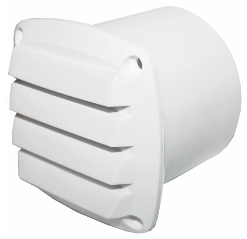 NYLON BLOWER VENT WHITE 75MM
