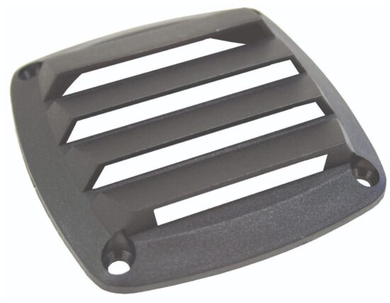 VENT- BLACK NYL 90MM FLUSH