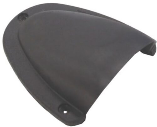COVER/VENT/SCOOP MED BLACK 60MM X 55MM X 20MM