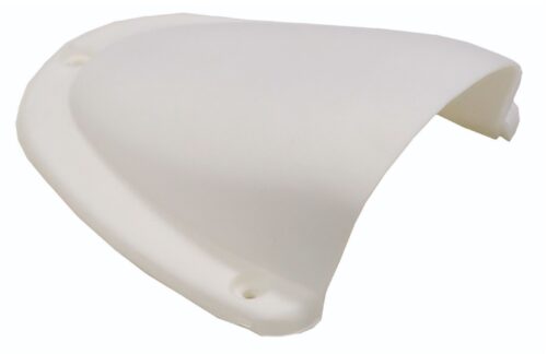 COVER/VENT/SCOOP LARGE WHITE 85MM X 78MM X 30MM