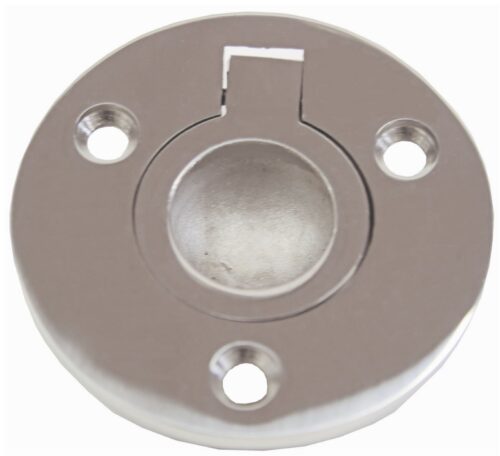 ROUND FLUSH PULL RING S/S 52MM DIA