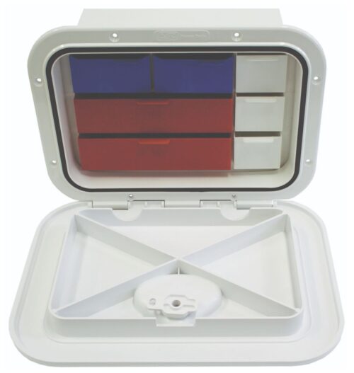 DELUXE TACKLE BOX HATCH 375MM X 275MM