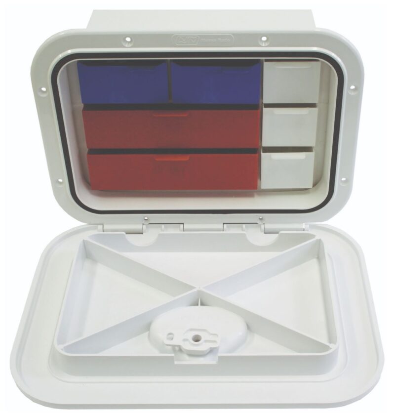 DELUXE TACKLE BOX HATCH 375MM X 275MM
