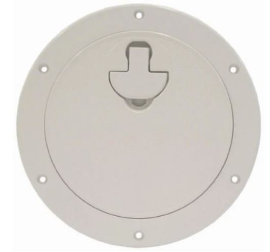 LARGE DECK PLATE265MM OVER ALL WHITE