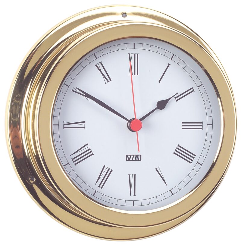 BRASS CLOCK 120MM