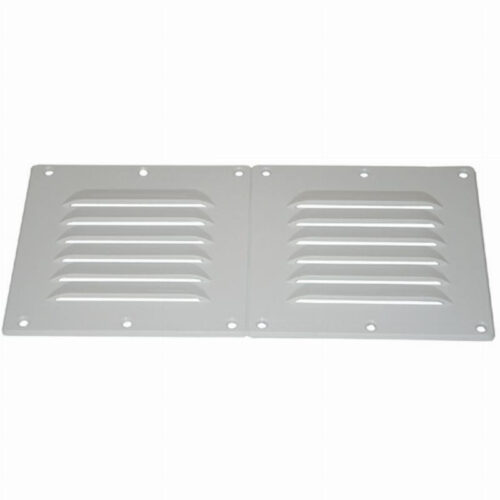 VENT- LOUVRE WHITE 255X115MM NYLON