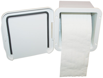 TOILET ROLL RECESSED HOLDER