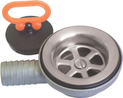 SS & PLASTIC SINK DRAIN 90 DEGREE 25MM
