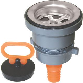 SS & PLASTIC SINK DRAIN STRAIGHT 20MM 25